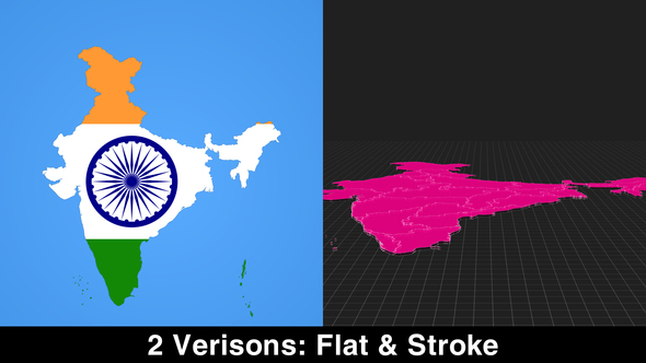 india map kit after effects template free download